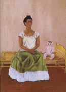 Frida Kahlo The doll and i oil painting reproduction